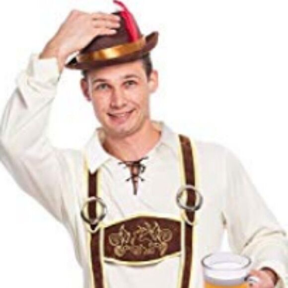 spooktacular Mens German Barvarian Ocktoberfest Costume Size XXL - Picture 3 of 13